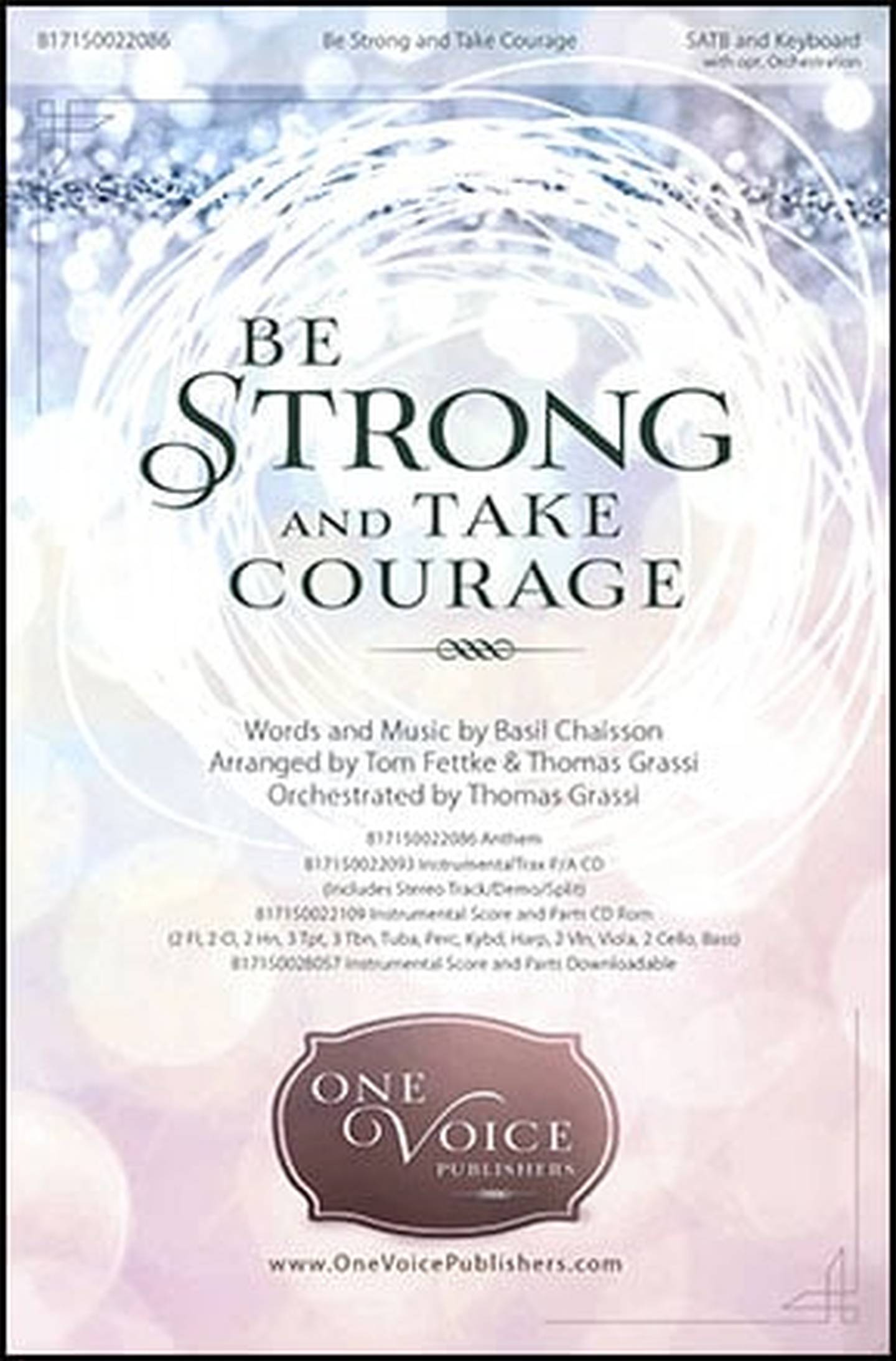Be Strong and Take Courage Choral Sheet Music | J.W. Pepper