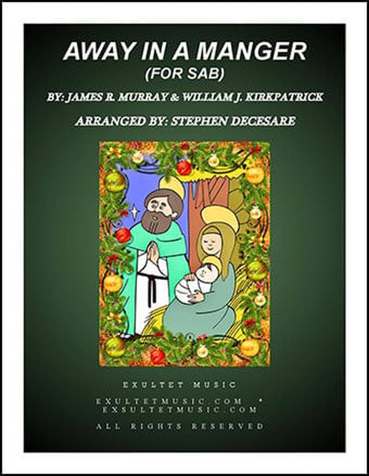Away In A Manger (for SAB) Choral Sheet Music | J.W. Pepper