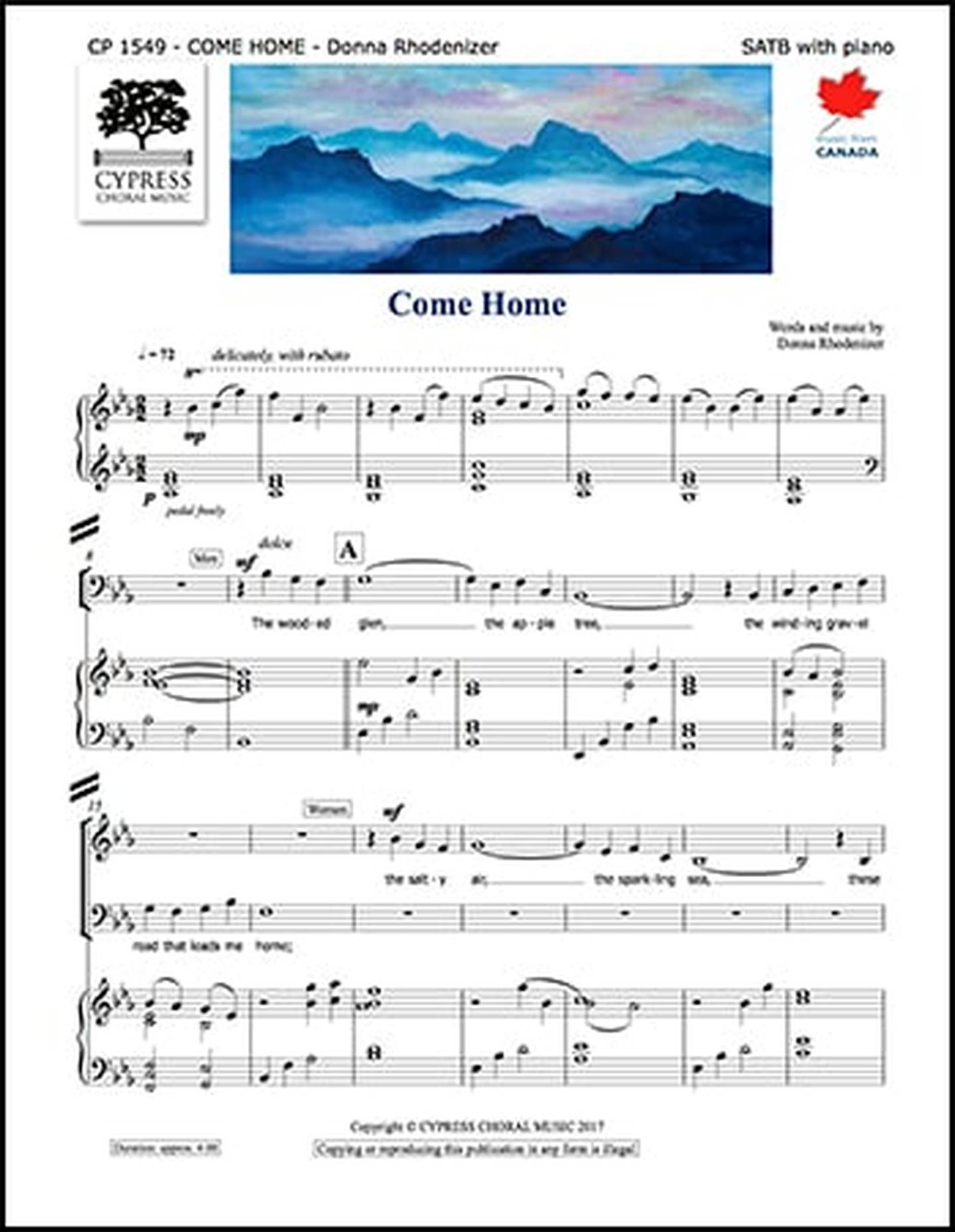 Come Home Choral Sheet Music | J.W. Pepper