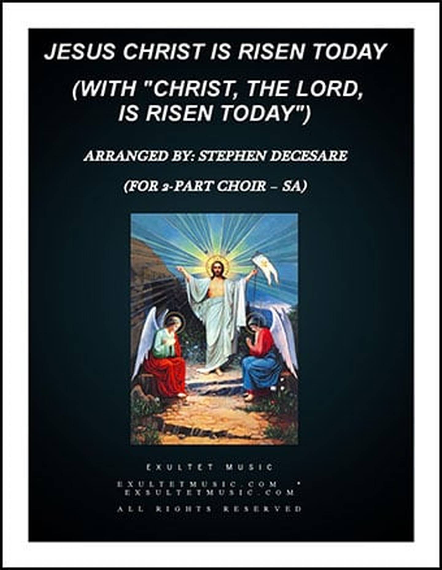 Jesus Christ Is Risen Today with Christ, The Lord, Is Risen Today (SA ...
