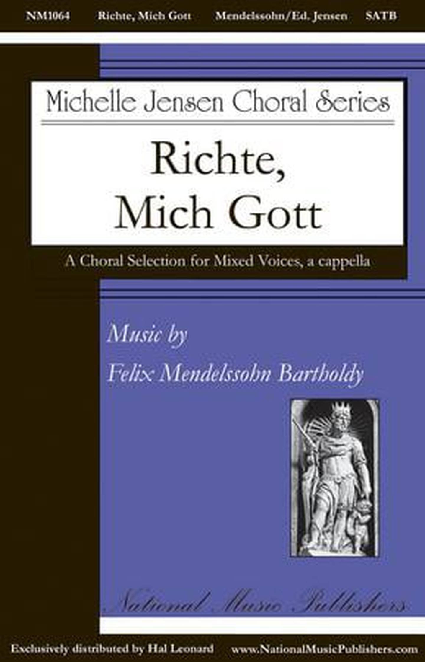 Richte Mich Gott Choral Sheet Music | J.W. Pepper