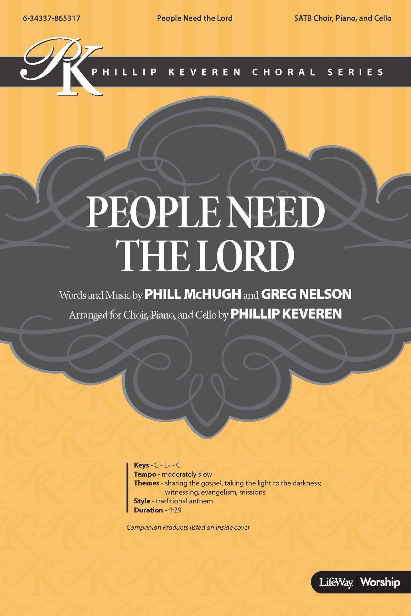 People Need the Lord Choral Sheet Music | J.W. Pepper