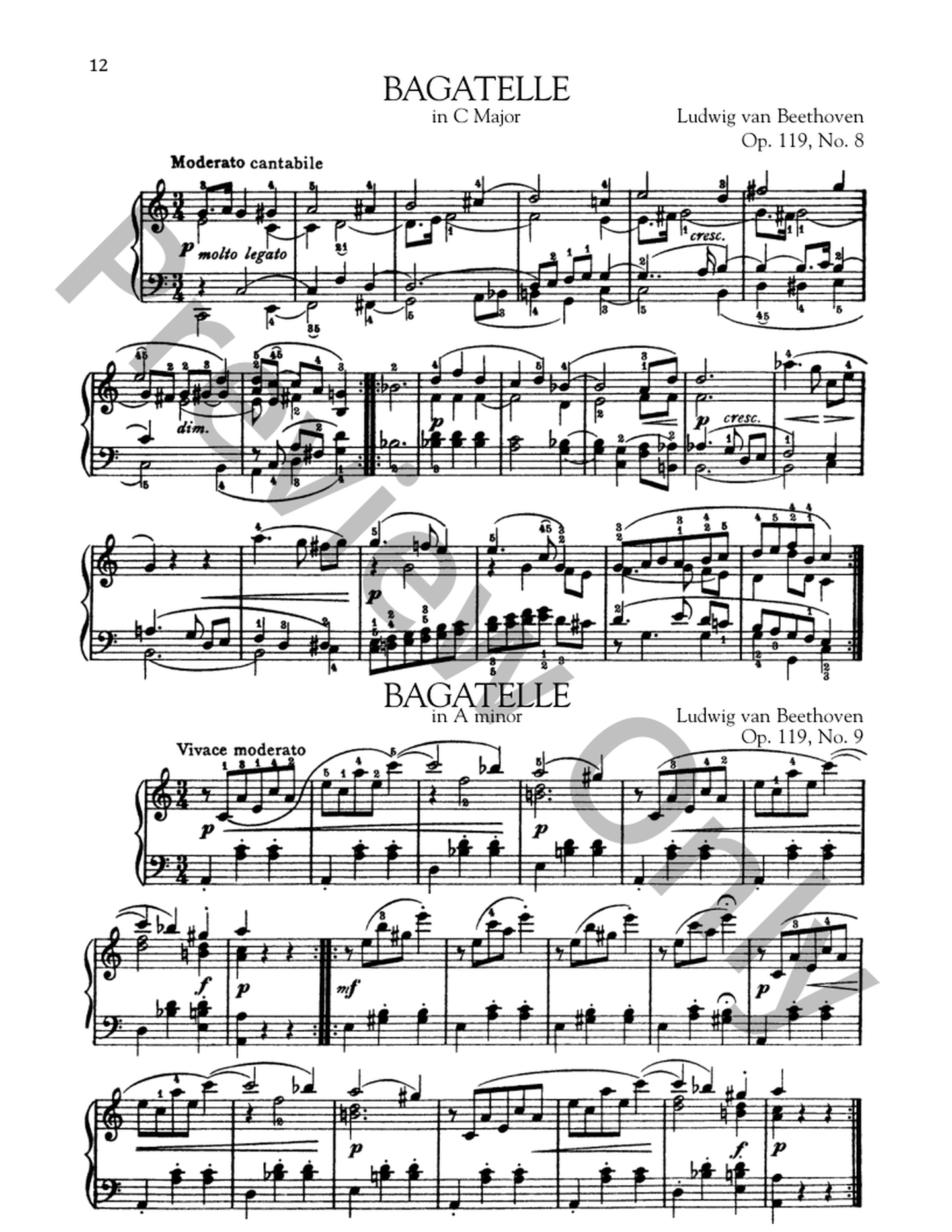 アート・デザイン・音楽 POULENC / Piano- Album  SALABERT Piano Album | J.W. Pepper