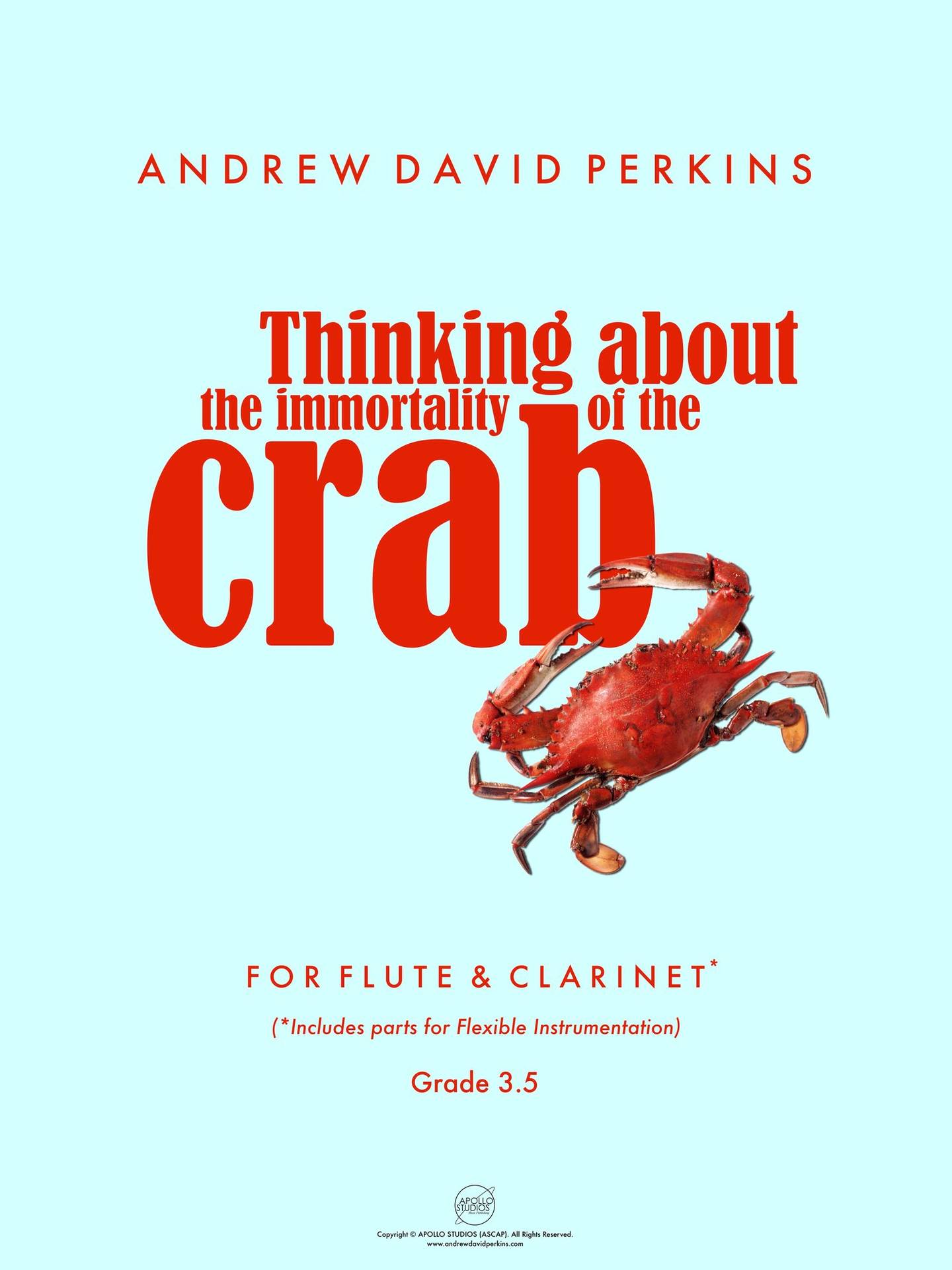 Thinking About The Immortality Of The Crab Sheet Music | J.W. Pepper