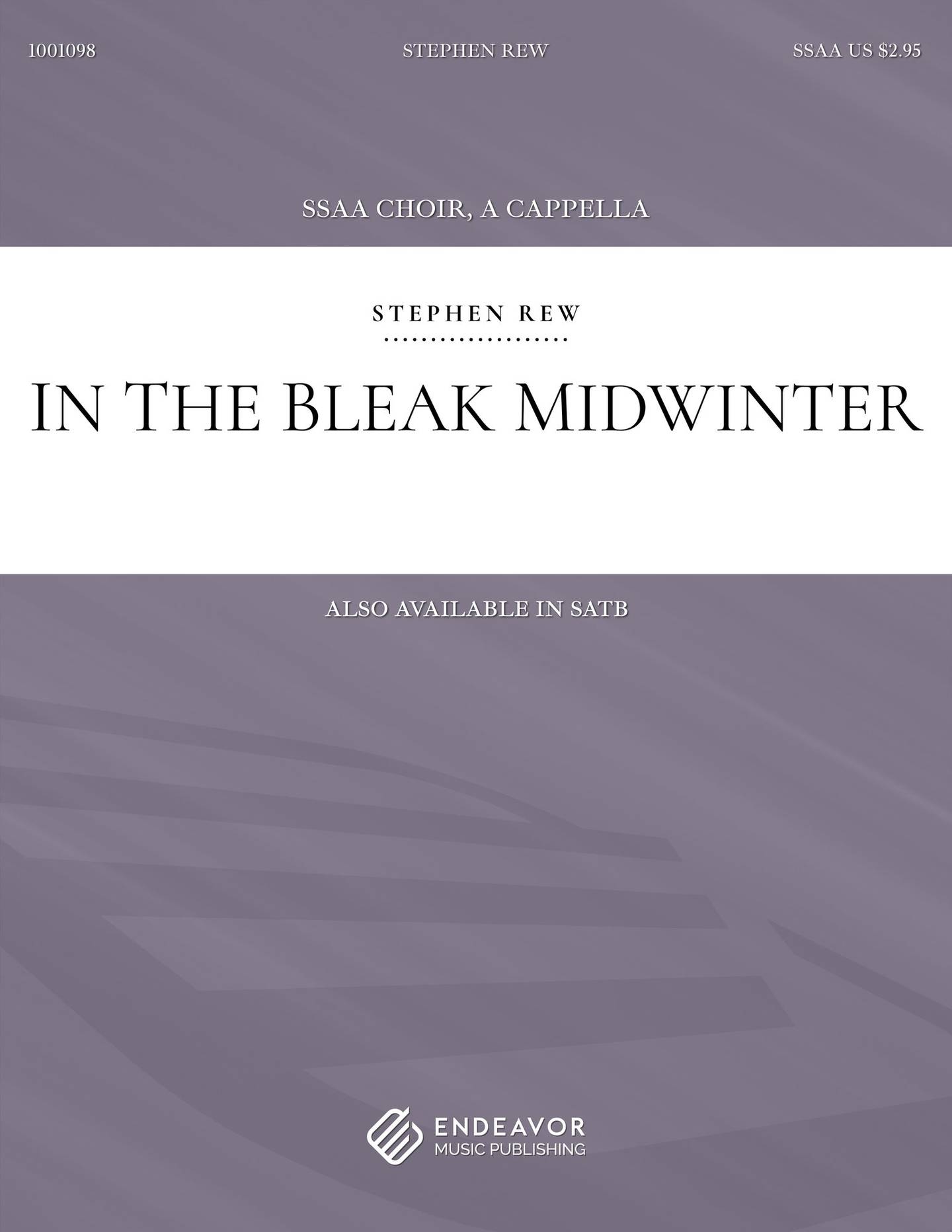 In the Bleak Midwinter Choral Sheet Music | J.W. Pepper
