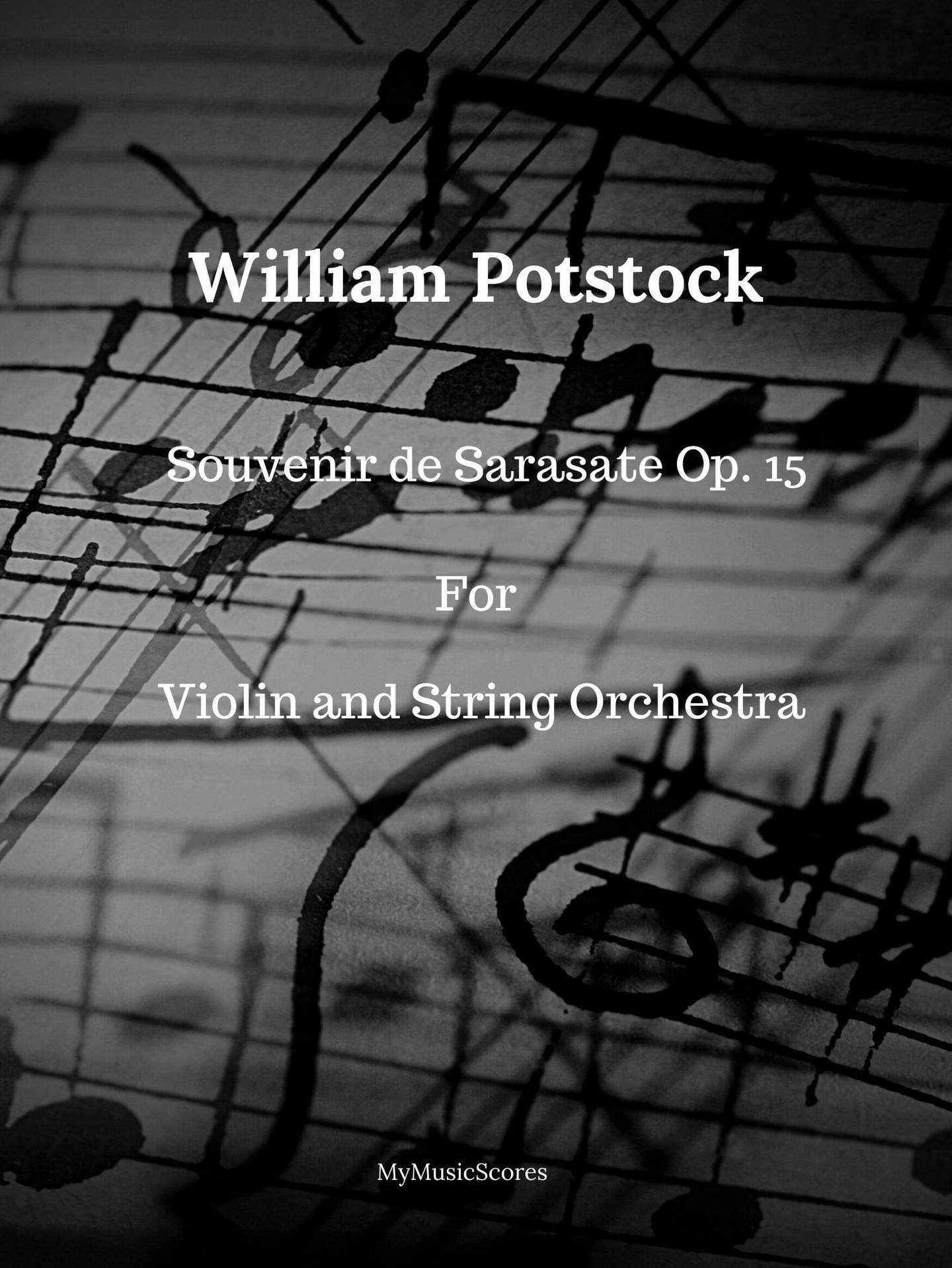 Potstock Souvenir de Sarasate Op 15 for Violin and String