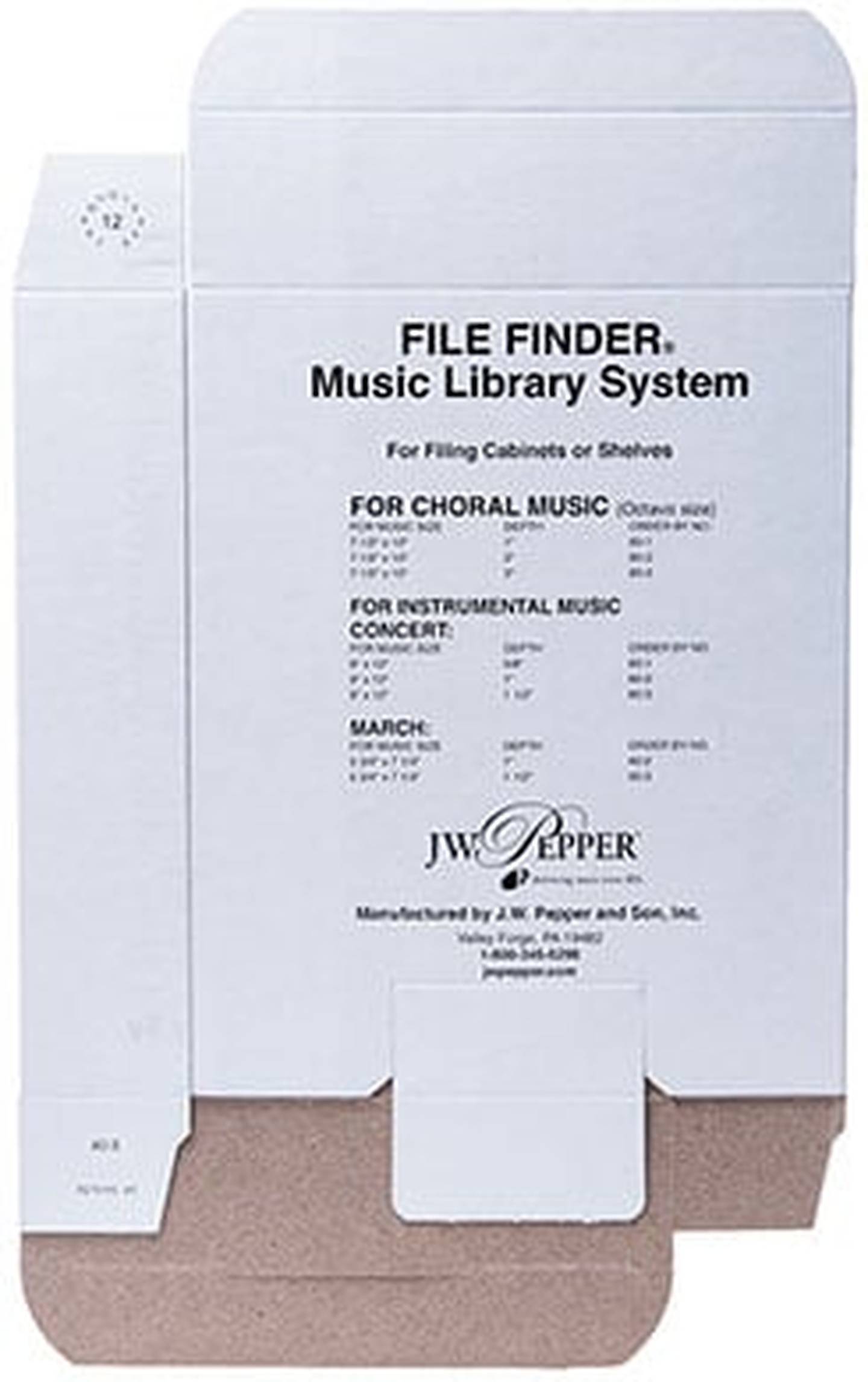Music Filing Boxes: Choral Octavo Size | J.W. Pepper