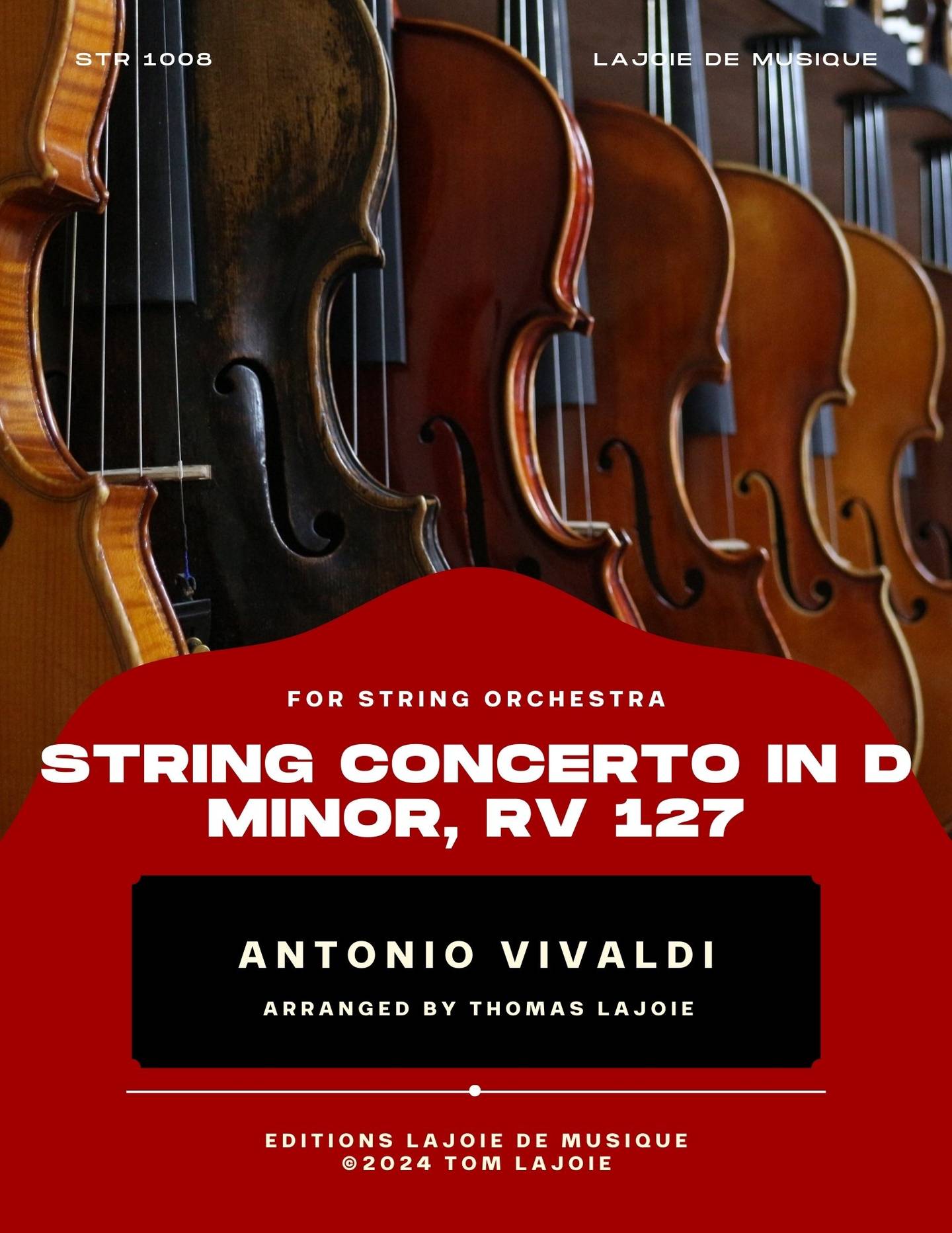 String Concerto in D Minor, RV 127 Orchestra Sheet Music | J.W. Pepper