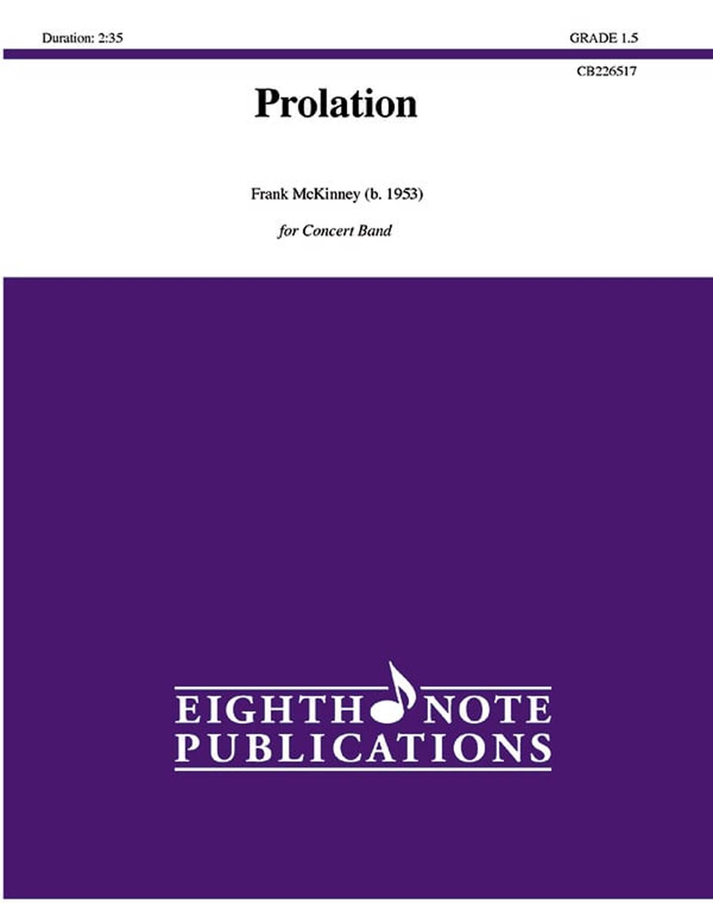 Prolation | J.W. Pepper