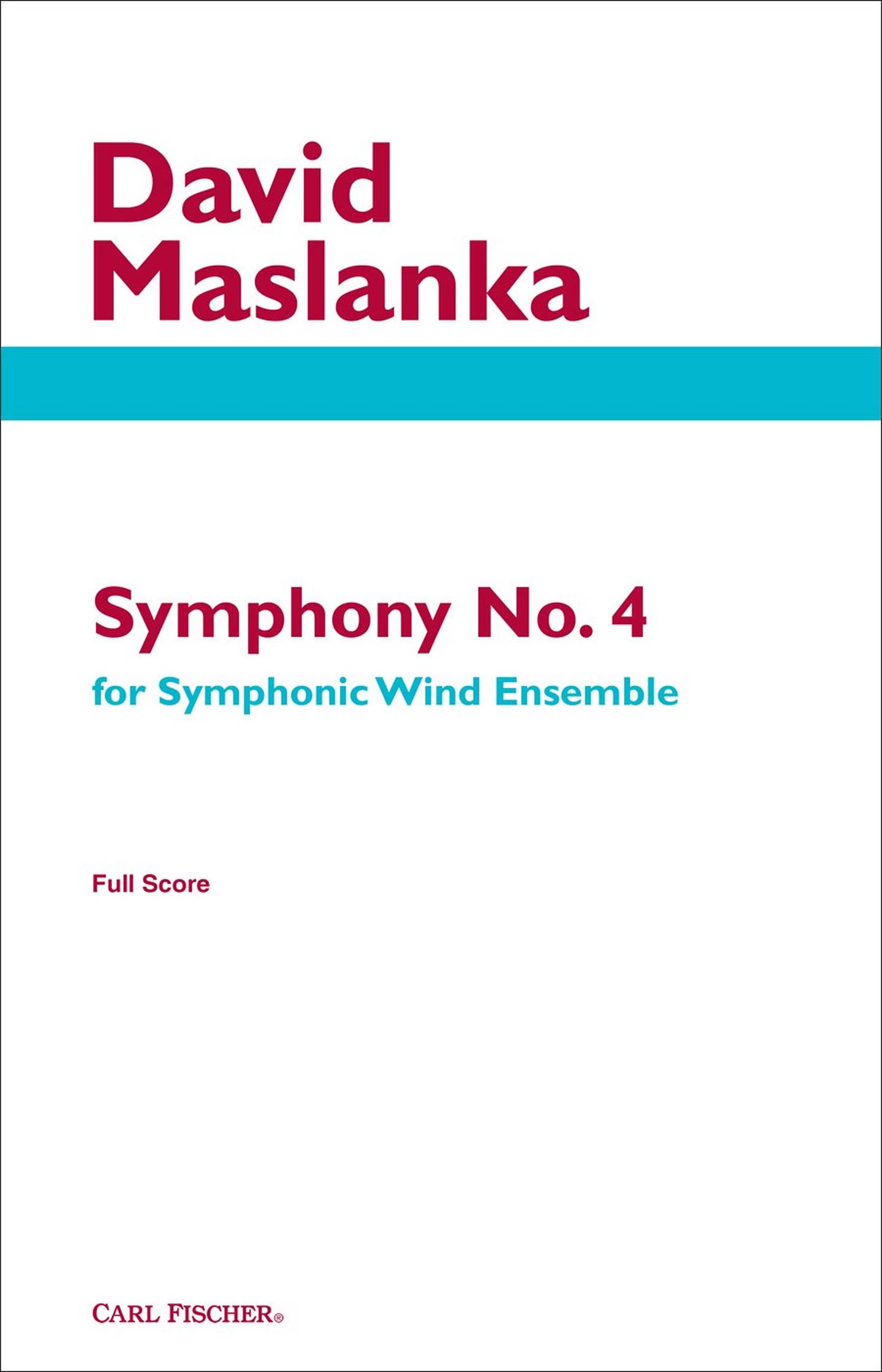 Symphony No. 4 Band Full Score | J.W. Pepper
