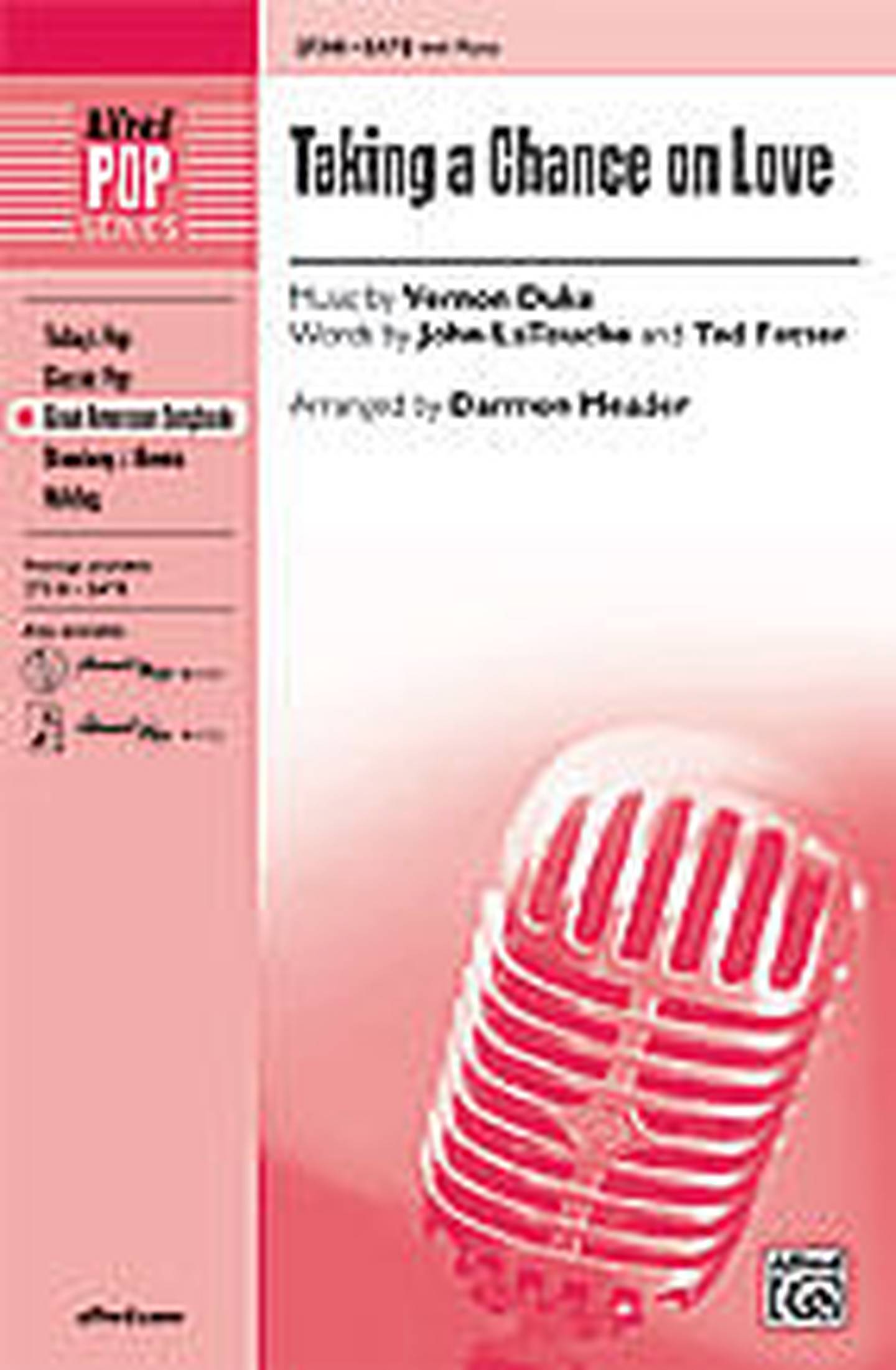 Taking a Chance on Love Choral Sheet Music | J.W. Pepper