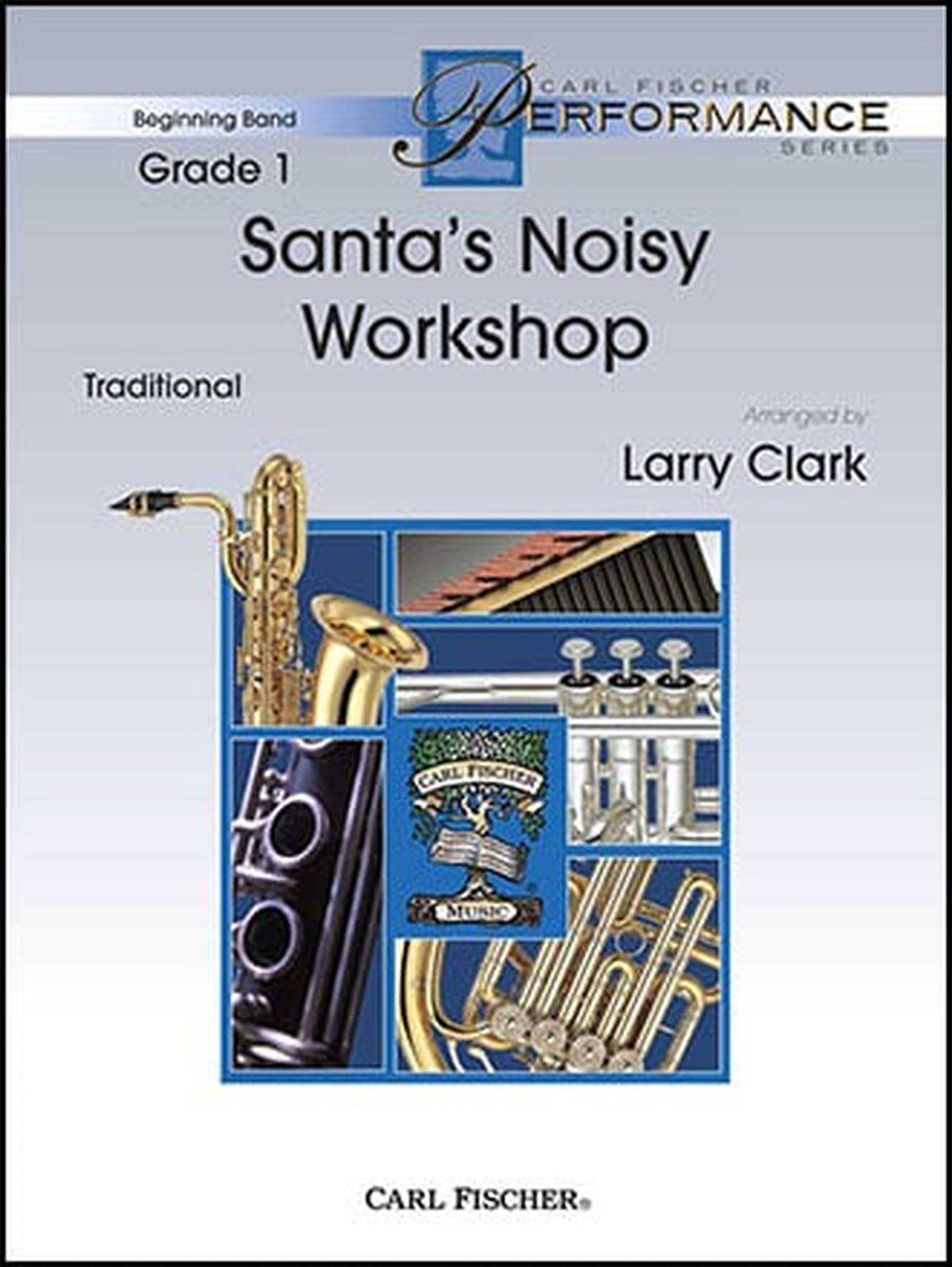  B3377 CHORALE SUGAR OPEN 6個セット① Santa's Noisy Workshop Concert Band Sheet Music | J.W. Pepper