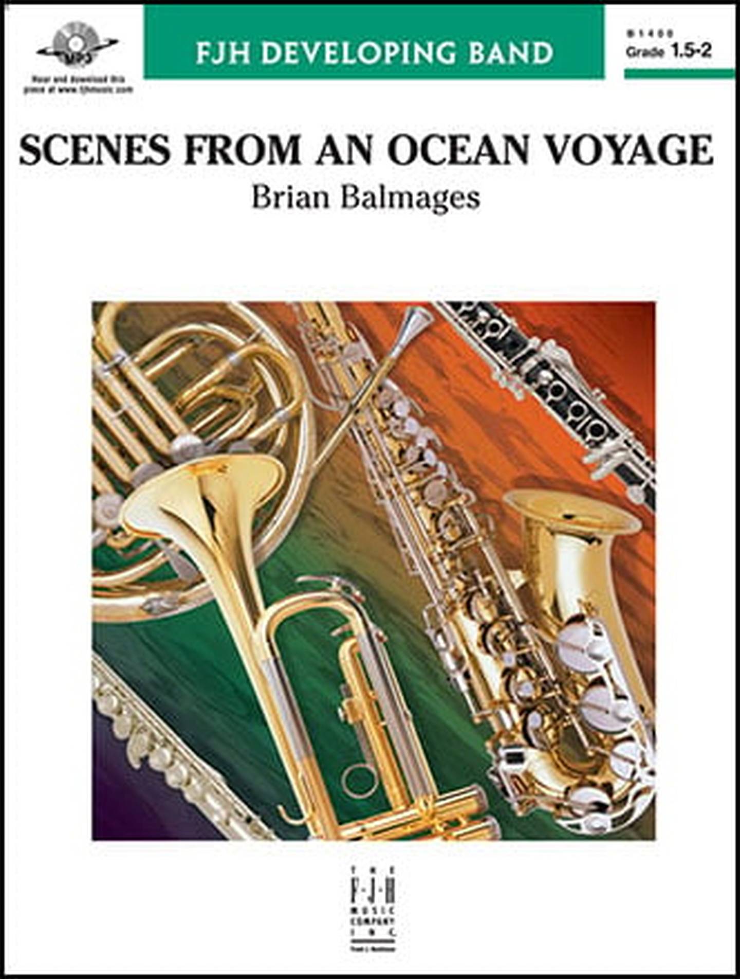 見本盤　真島俊夫 ORIGINAL WORKS & TRANSCRIPTIONS Scenes from an Ocean Voyage Concert Band Sheet Music | J.W. Pepper