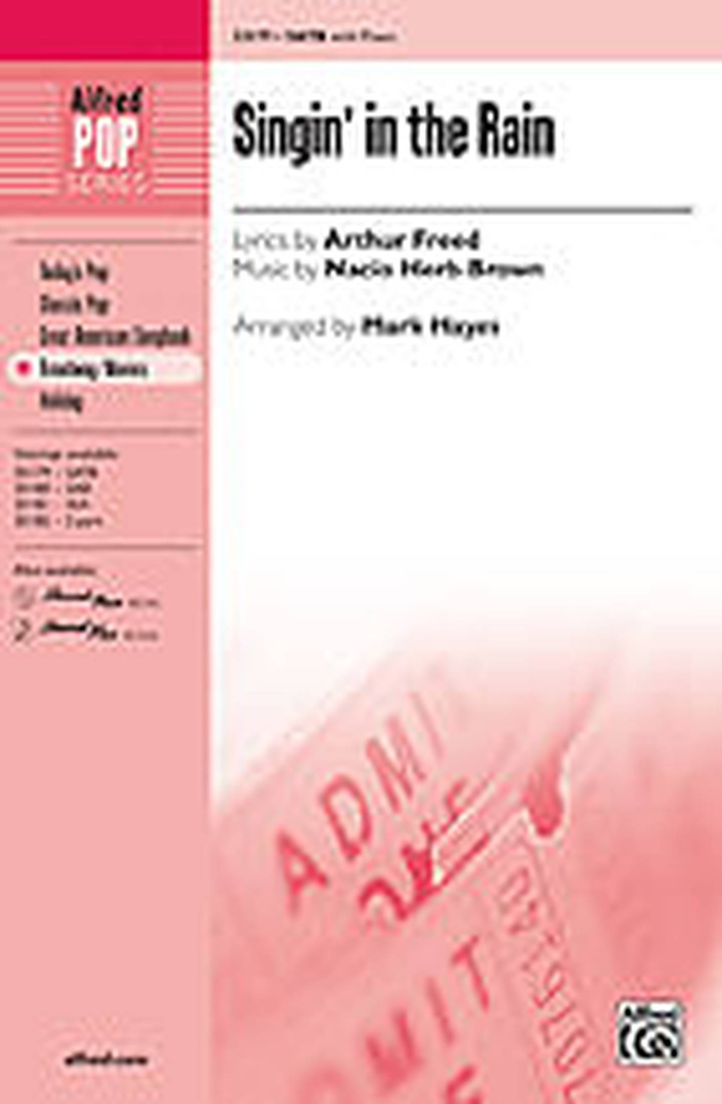 Singin' in the Rain Choral Sheet Music | J.W. Pepper
