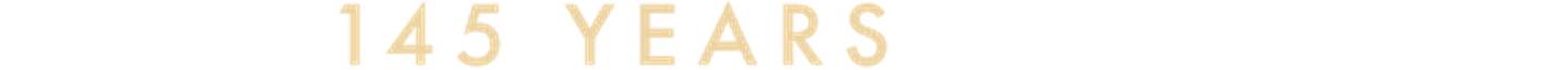 Over 145 Years Service Logo