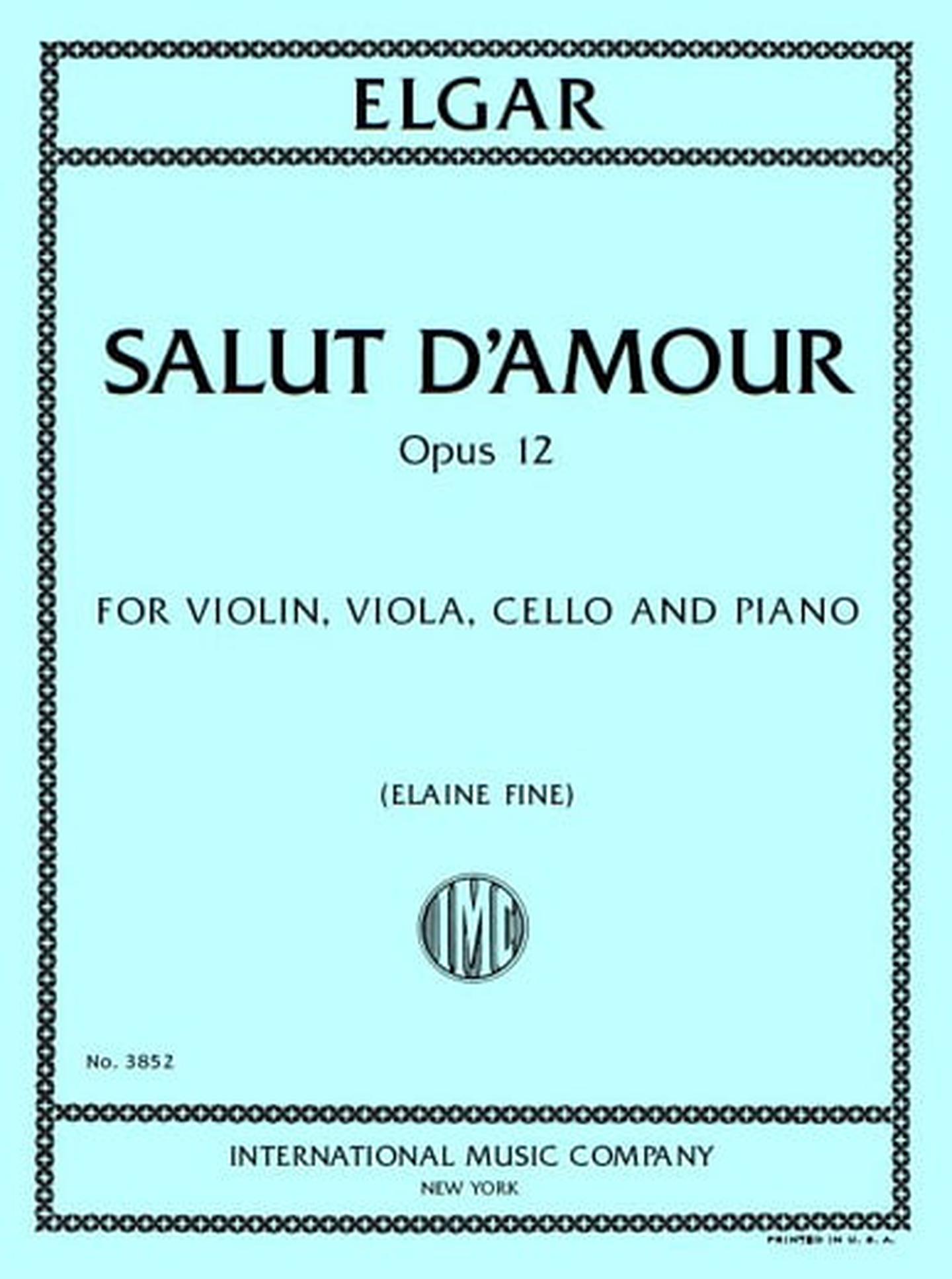 Elgar: Salut d'amour, Op. 12 (Version for Cello & Piano