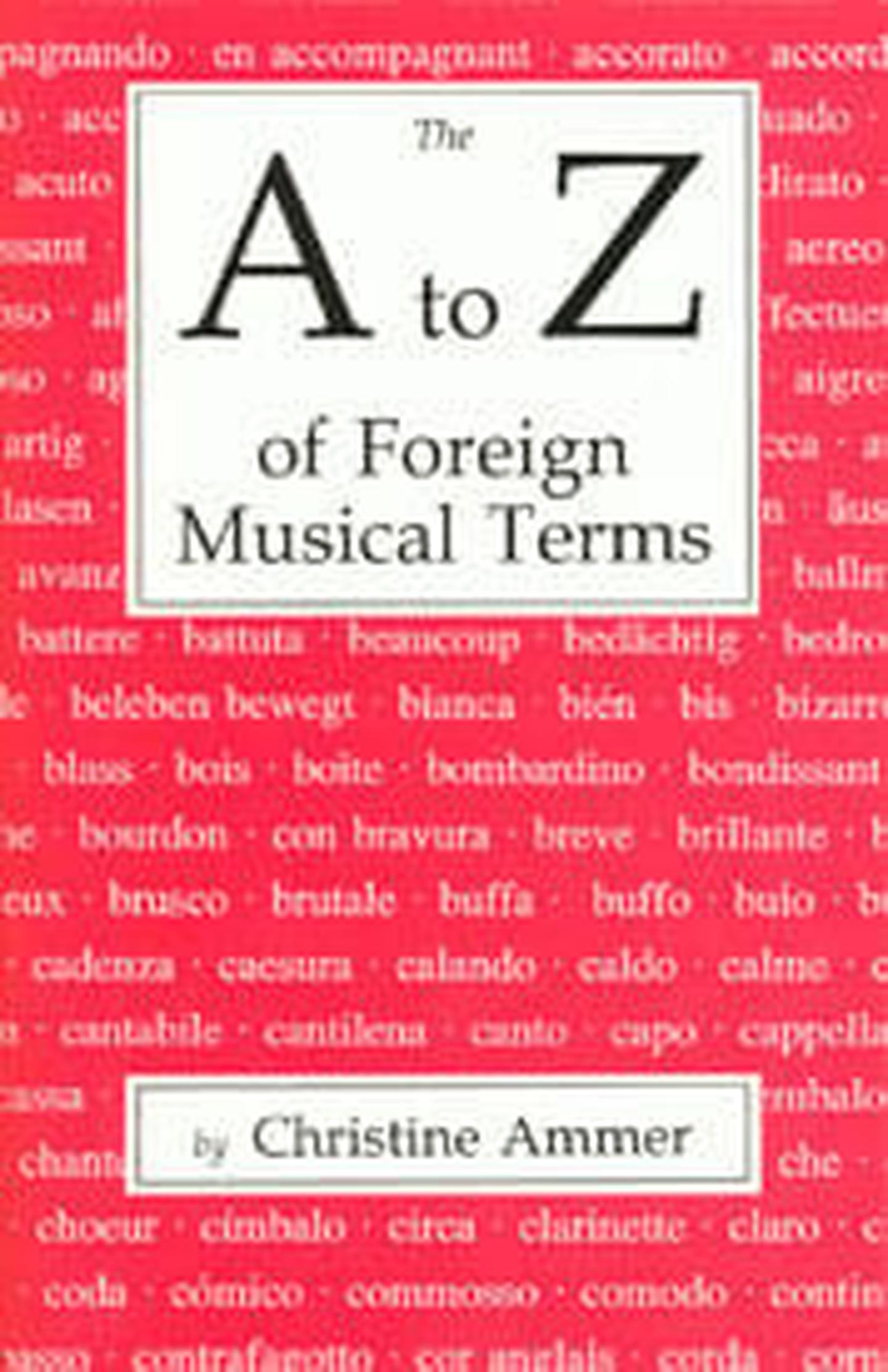 A to Z of Foreign Musical Terms | J.W. Pepper
