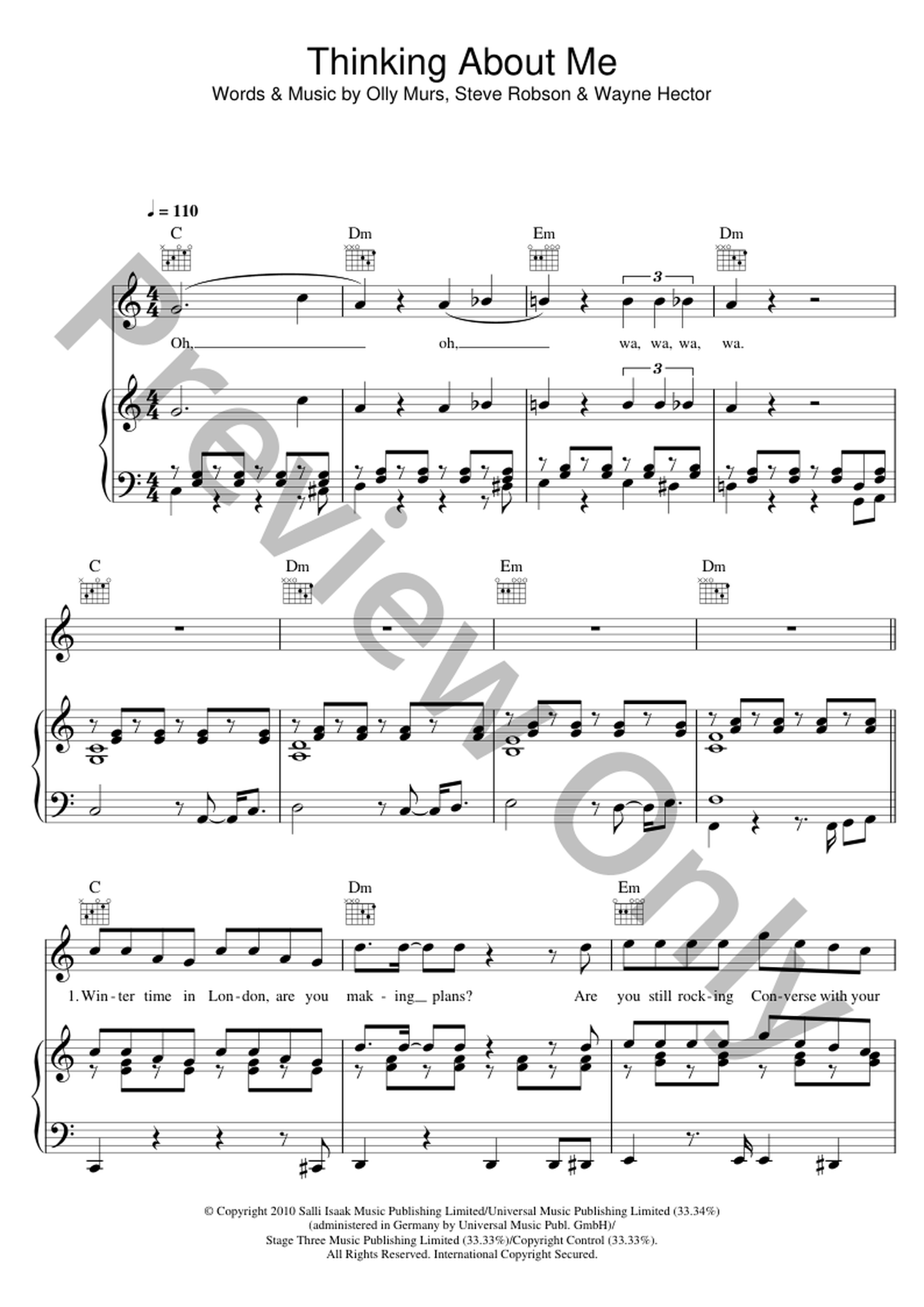 Thinking Of Me | J.W. Pepper