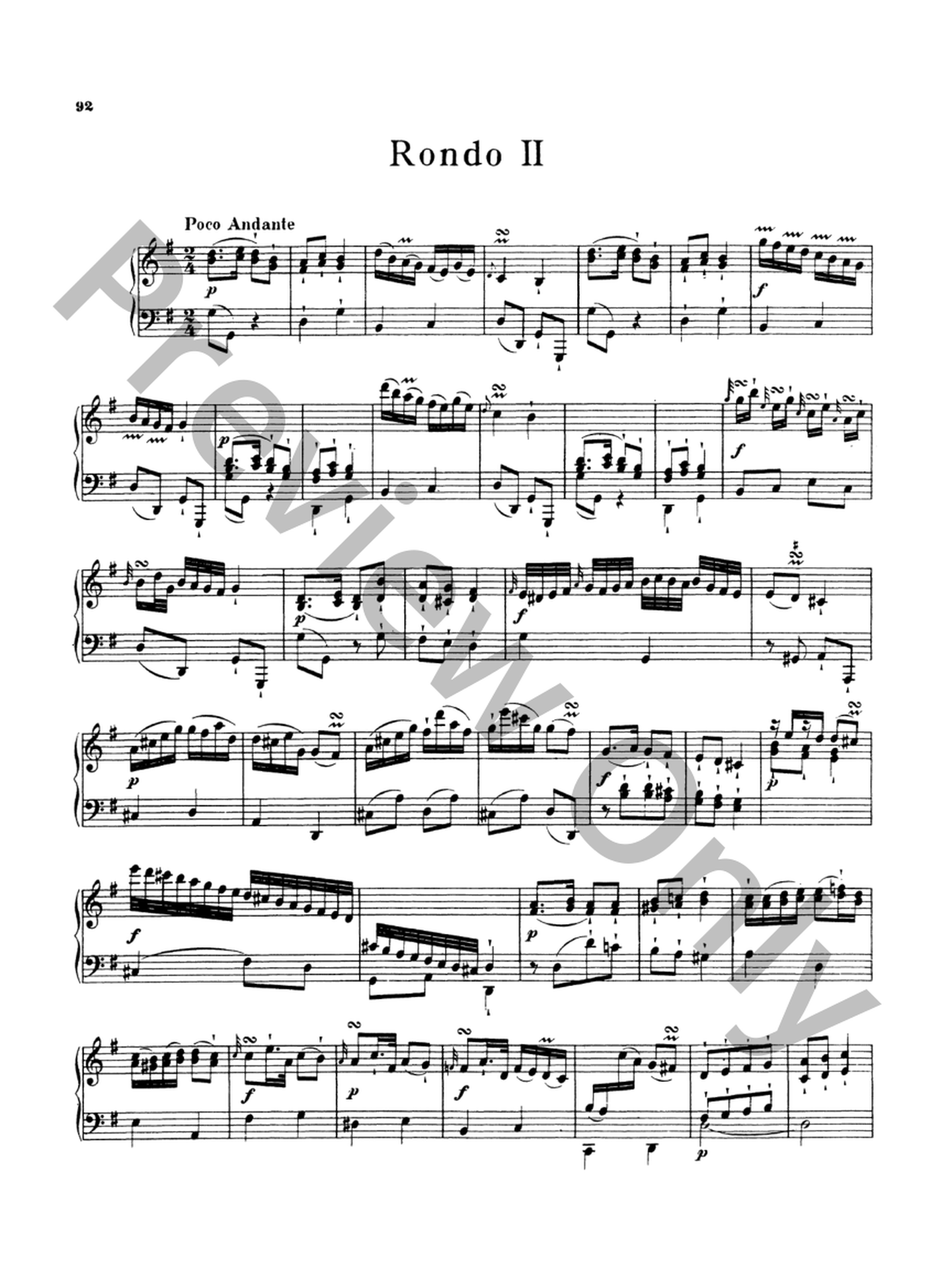 Pepper Rondo Rondo No. 2 in G Major | J.W. Pepper